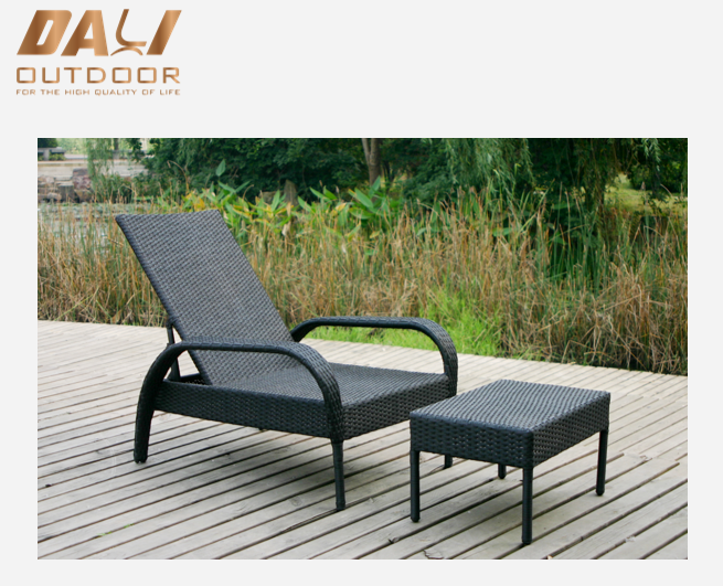 Ontworpen Outdoor Rieten Rotan Set Lounge Stoel