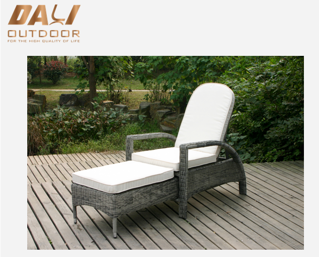 Goedkope waterdichte outdoor comfortabele verstelbare metalen lage stoel strandlounge